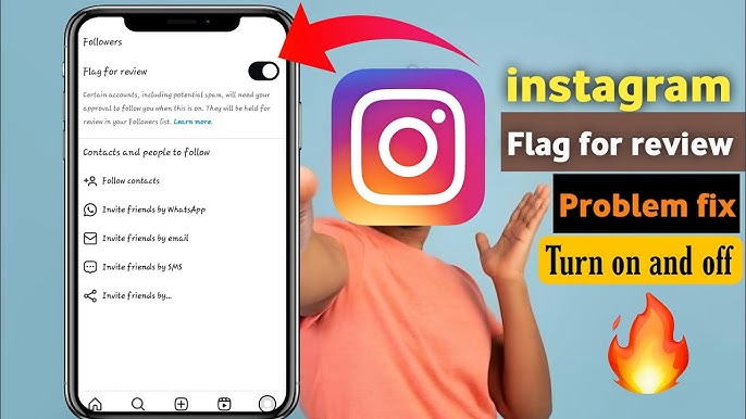 如何关闭instagram的审核标记Flag for review